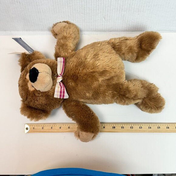 Lovable Huggable Teddy Bear 15" Plush Light Brown Stuffed Animal Toy  (NWT) - Picture 4 of 13